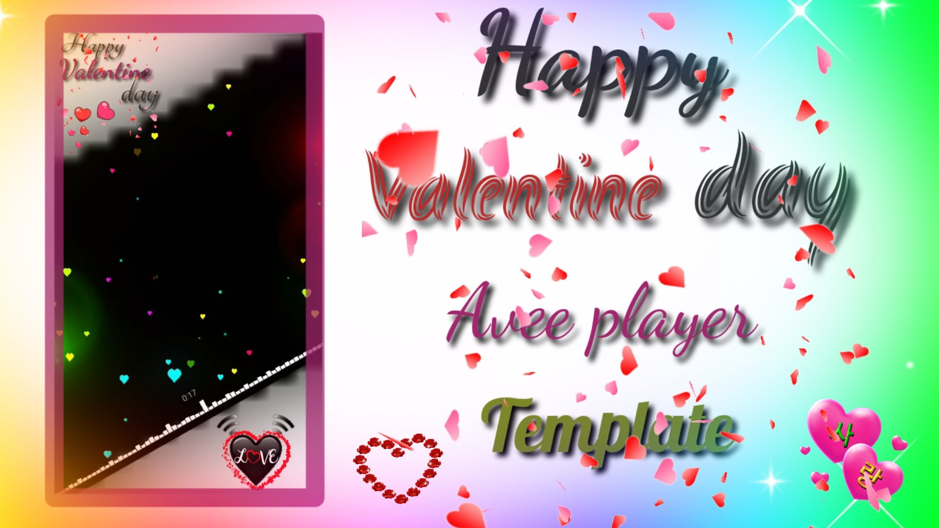 Valentine Day Avee Player Template - Valentine Day Status Video